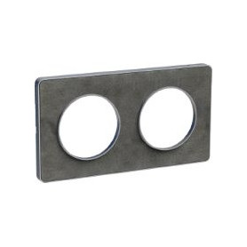 PLAQUE 2 POSTE PIERRE ARDOISE