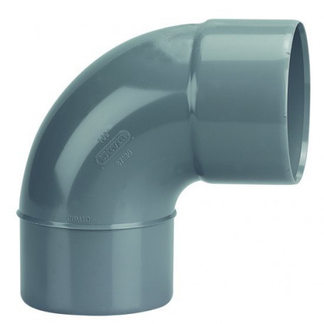 COUDE PVC MALE-FEMELLE 87°30 Ø 40