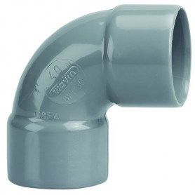 COUDE PVC FEMELLE-FEMELLE 87°30 Ø 40 COUDE PVC FEMELLE-FEMELLE 87°30 Ø 40