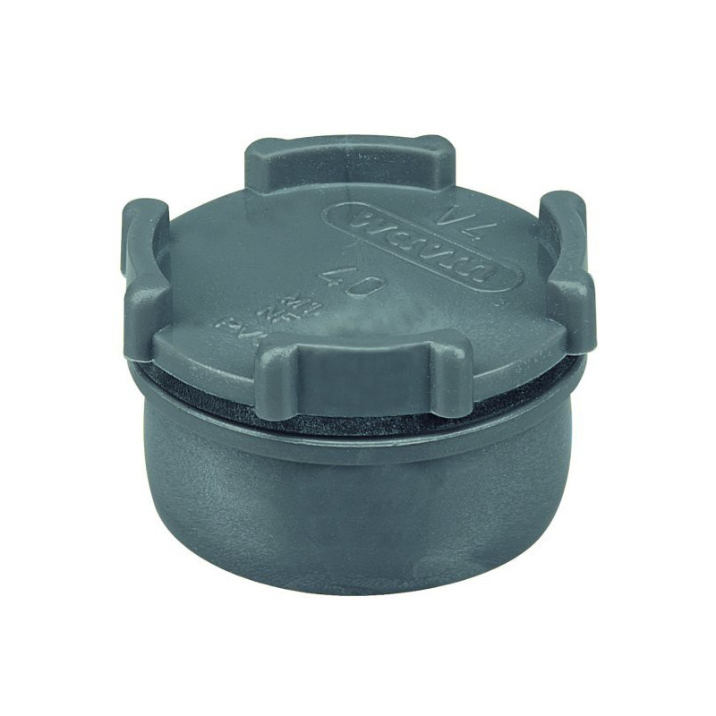 Tampon De Visite PVC Gris 50mm - Bouchon D'accès Pour Canalisation Eaux Usées