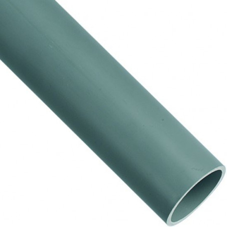 TUBE PVC Ø 50 GRIS LONGUEUR DE 2M