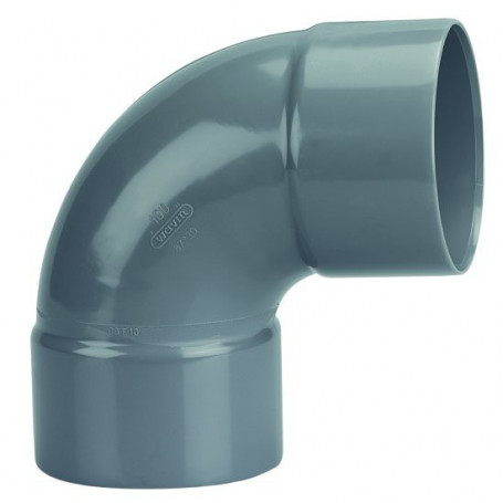 COUDE PVC FEMELLE-FEMELLE 87°30 Ø 50