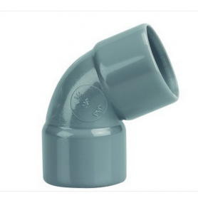 COUDE PVC FEMELLE-FEMELLE 67°30 Ø 32 COUDE PVC FEMELLE-FEMELLE 67°30 Ø 32