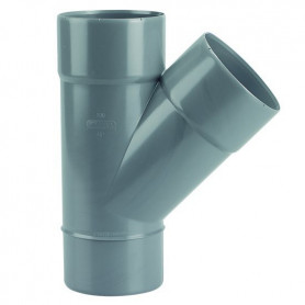 CULOTTE PVC MALE-FEMELLE 45° Ø 100 CULOTTE PVC MALE-FEMELLE 45° Ø 100