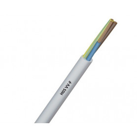 CABLE SOUPLE HO5 VV-F 4G2.5 GRIS CABLE SOUPLE HO5 VV-F 4G2.5 GRIS