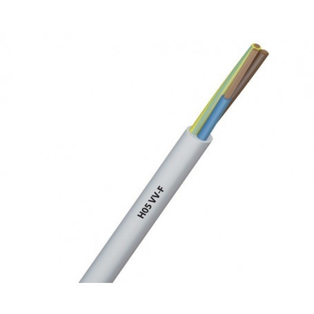 CABLE SOUPLE HO5 VVF 5G1 BLANC