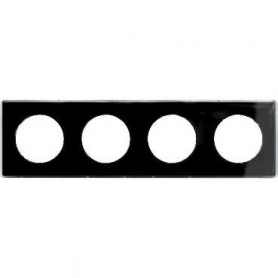 PLAQUES DE FINITION NOIR - 4 POSTES - ODACE