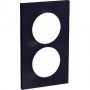 PLAQUE 2 POSTES ODACE ANTHRACITE - VERTICAL