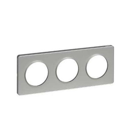 PLAQUE 3 POSTES ODACE ALUMINIUM