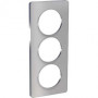 PLAQUE 3 POSTES ODACE ALUMINIUM - VERTICAL