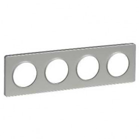 PLAQUE 4 POSTES ODACE ALUMINIUM  