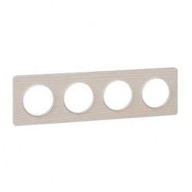 PLAQUE 4 POSTES ODACE BOIS NORDIQUE