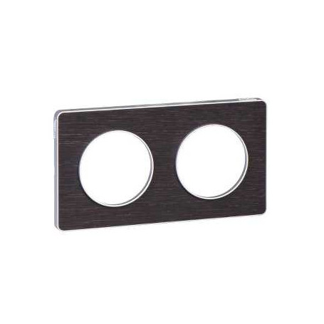 PLAQUE 2 POSTES ODACE WENGE