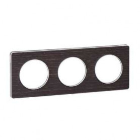 PLAQUE 3 POSTES ODACE WENGE