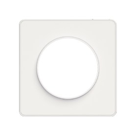 PLAQUE 1 POSTE ODACE BLANC