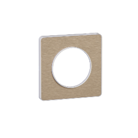 PLAQUE 1 POSTE ODACE BRONZE BROSSE