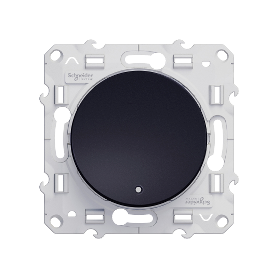 POUSSOIR BASSE CONSOMMATION LUMINEUX - ANTHRACITE