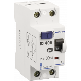 Interrupteur différentiels 40A - type A - Phase + Neutre Interrupteur différentiels 40A - type A - Phase + Neutre
