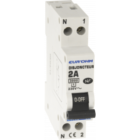 DISJONCTEUR 2A 1 PHASE+NEUTRE DISJONCTEUR 2A 1 PHASE+NEUTRE