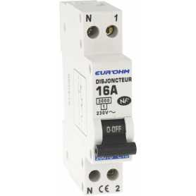 DISJONCTEUR 16A 1 PHASE+NEUTRE DISJONCTEUR 16A 1 PHASE+NEUTRE