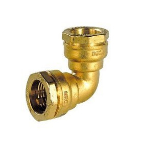 Raccord Laiton manchon coudé Ø25mm Raccord Laiton manchon coudé Ø25mm