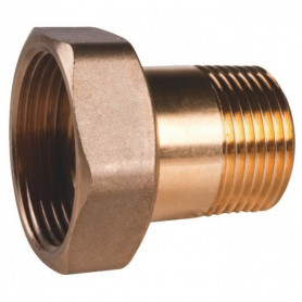 Raccord laiton 2 pièces - Ecrou 1"1/4F /1"M Raccord laiton 2 pièces - Ecrou 1"1/4F /1"M