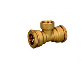 Raccord laiton en Té femelle - ø32x1"xø32 Raccord laiton en Té femelle - ø32x1"xø32