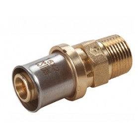 Raccord droit mâle à sertir - 3/8" Raccord droit mâle à sertir - 3/8"