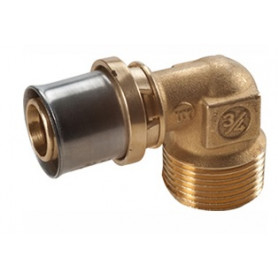 Coude mâle à sertir  - 1/2"X(16X2)