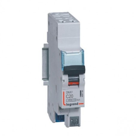 Disjoncteur modulaire DNX3 4500 – 1P+N 20A – 4,5kA