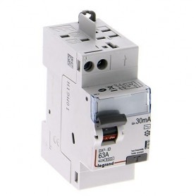 Interrupteur différentiel DX3-ID – 2P 63A – 30mA Type AC Interrupteur différentiel DX3-ID – 2P 63A – 30mA Type AC